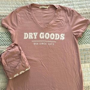 light pink dry good shirt (i have 2)